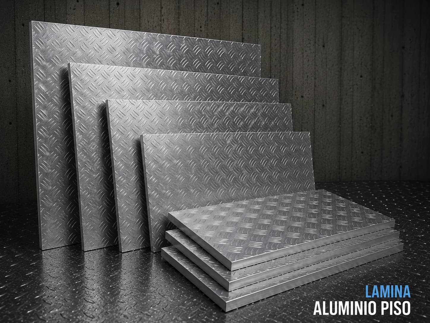 Lámina estriada de aluminio