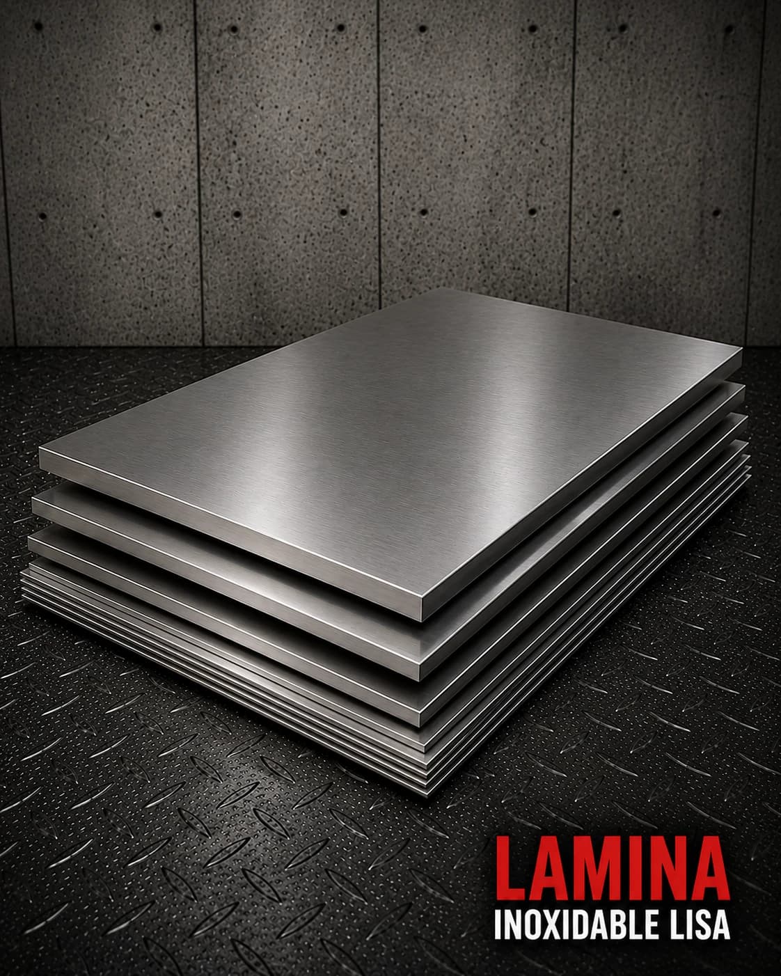 Lámina inoxidable lisa