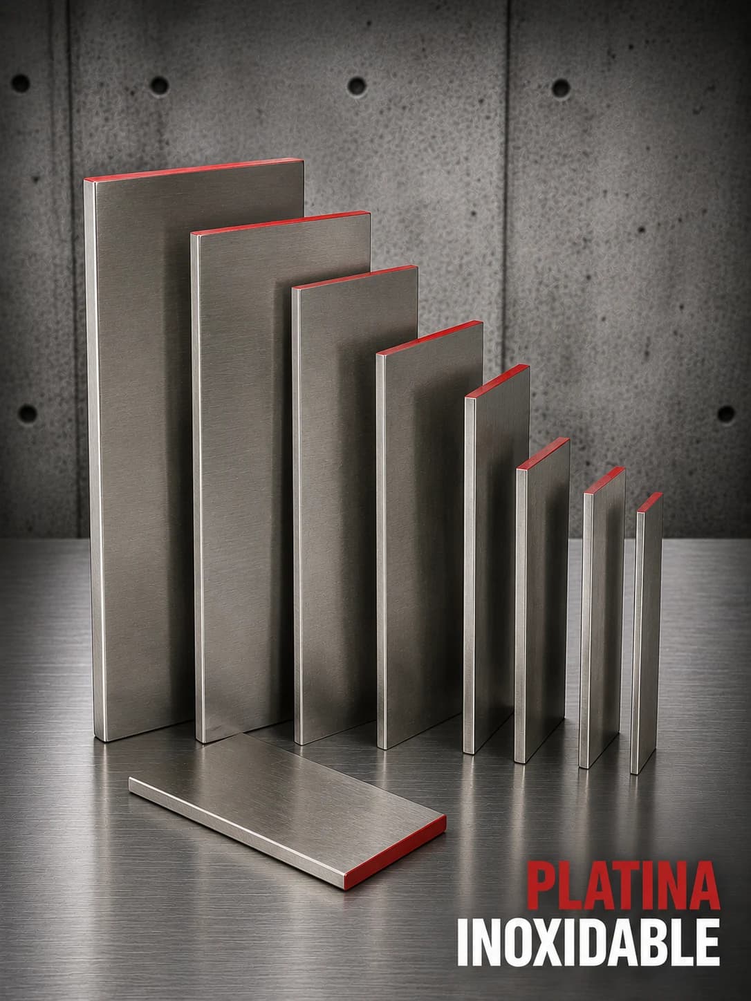 Platina inoxidable