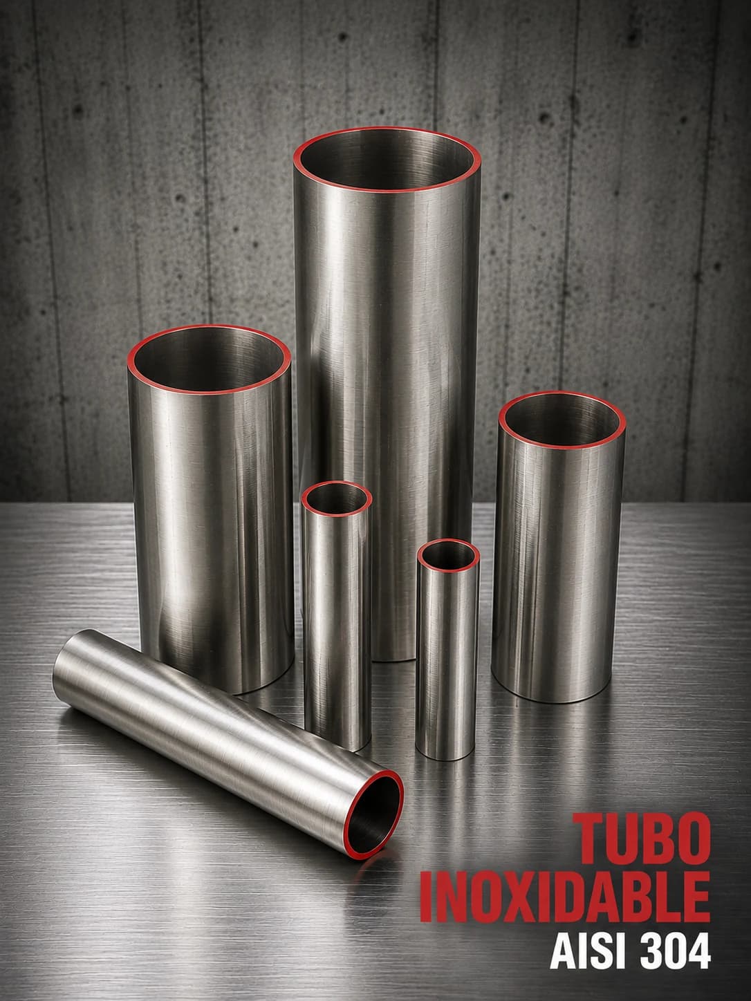 Tubo inoxidable redondo